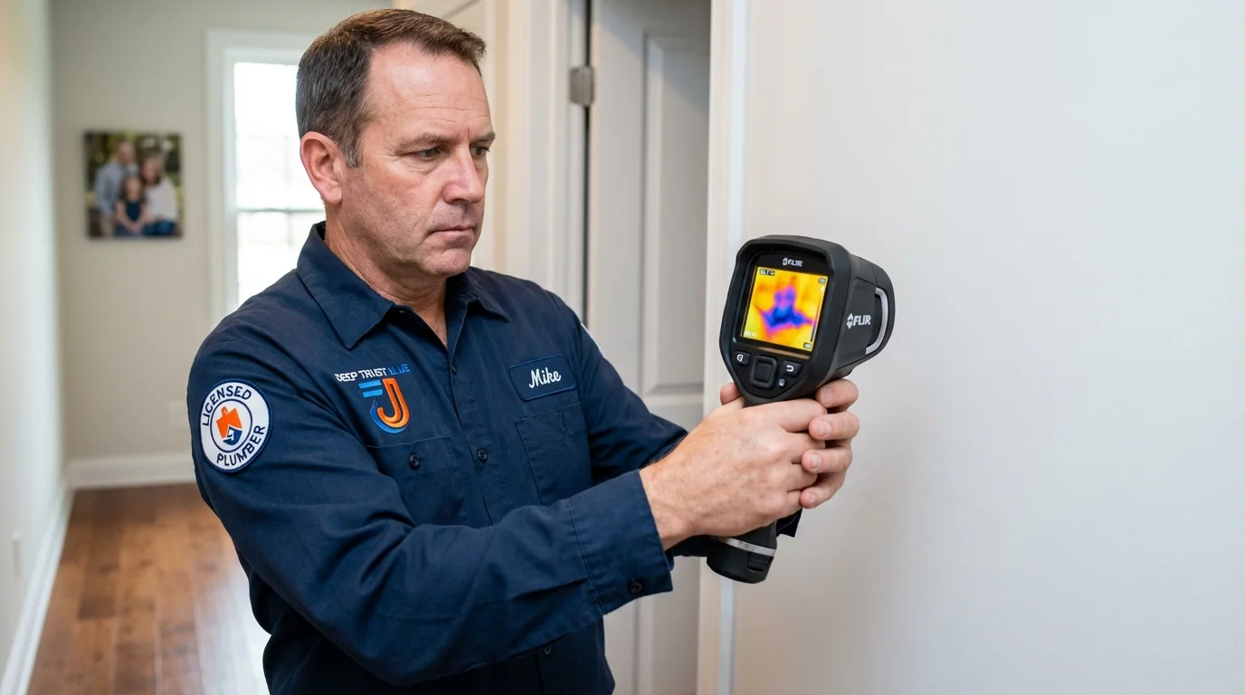 Thermal imaging leak detection by Johns Plumbing LLC in Port Orange